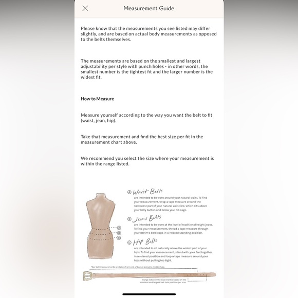 Free People Leather Obi Belt color cognac brand new - Picture 4 of 4